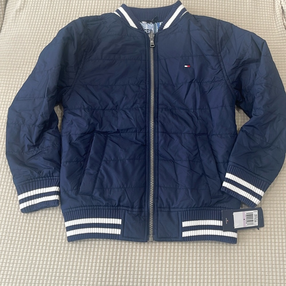 NWT Tommy Hilfiger boy’s reversible jacket